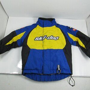 KIDS Ski-doo jacket X-Team Blue, Yellow & Black Bombardier Snowmobile Size 3